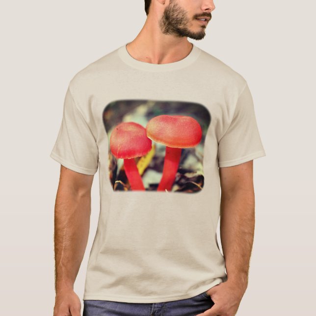 T-shirt Champignons sauvages d'orange Pair Nature (Devant)