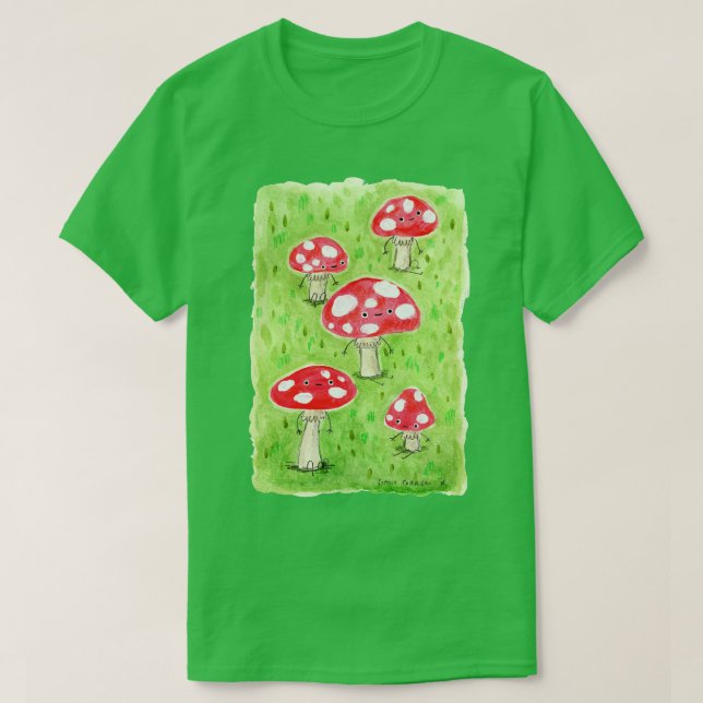 T-shirt Champignons Sentiments (Design devant)