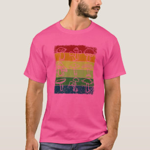 T-shirt Champignons vintages Recherche de champignons Parf