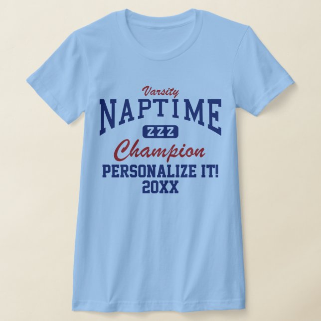 T-Shirt Champion Athlétique de la Sieste (Poser)