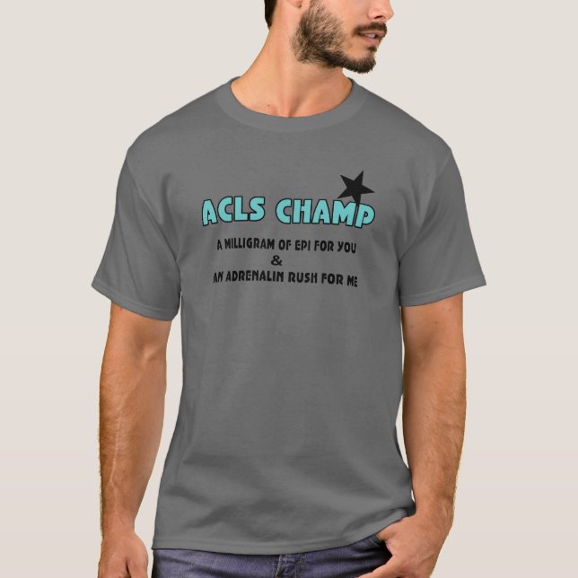 T-shirt Champion d'ACLS (Devant)