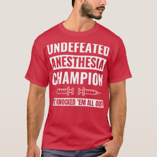 T-shirt Champion d'anesthésie indéfectible CRNA Nu
