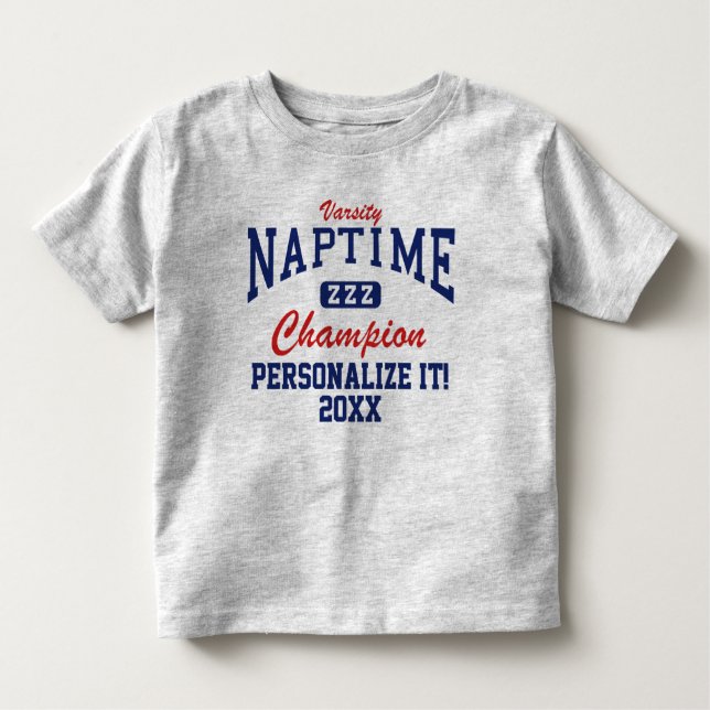 T-shirt champion d'athlétisme Naptime (Devant)