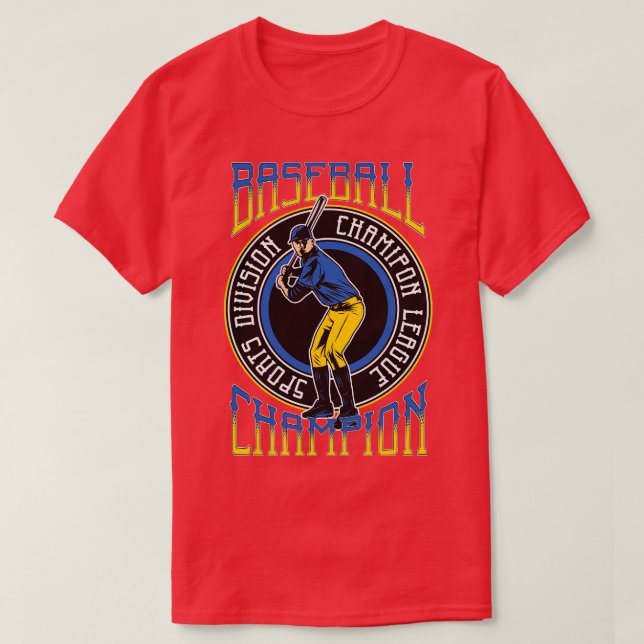 T-shirt Champion de baseball (Design devant)