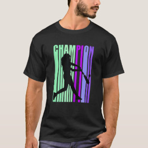 T-shirt Champion de baseball softball Joueur Équipe Entraî