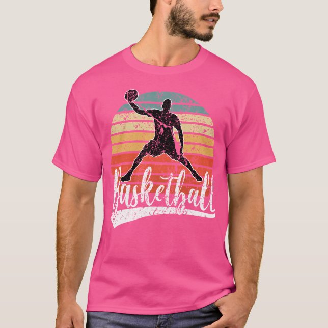 T-shirt Champion de basket-ball de basket-ball Fans Retro (Devant)