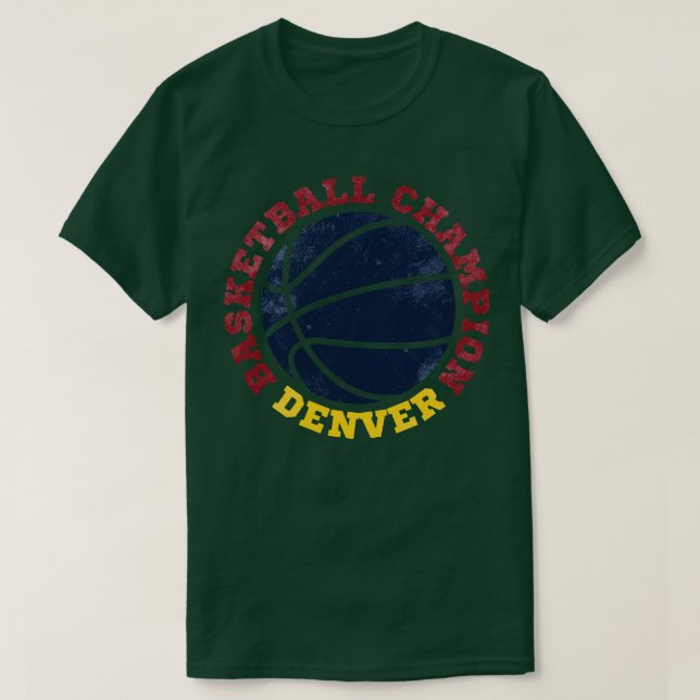 T-shirt Champion de basket-ball Denver (Design devant)