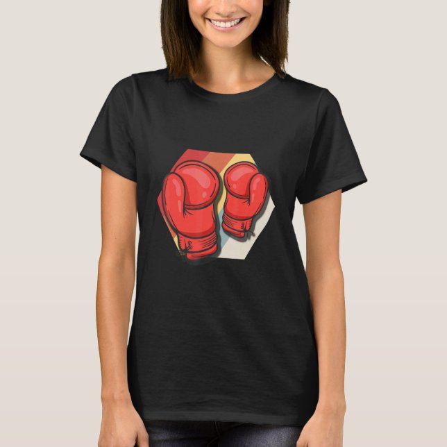 T-shirt Champion de boxe de salle de gym (Devant)