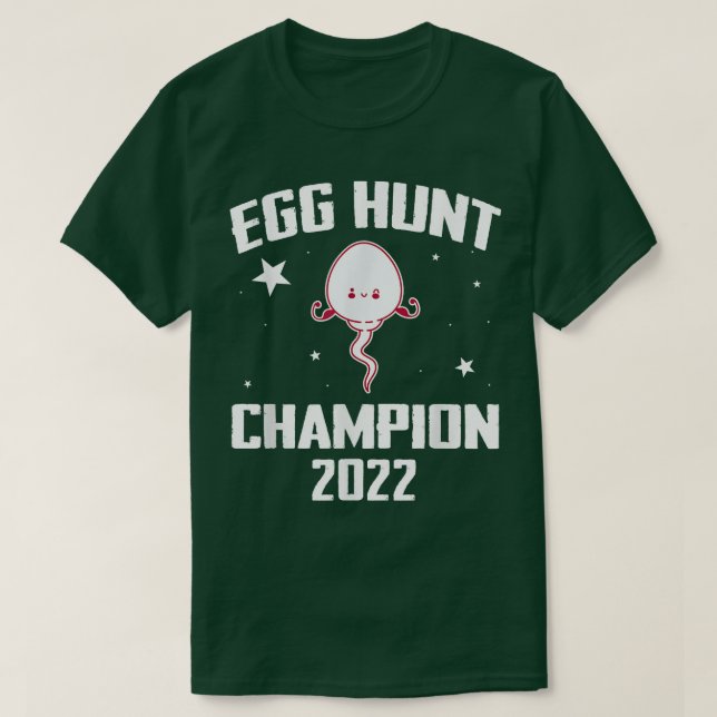 T-shirt Champion de chasse aux oeufs drôle 2022 dimanche G (Design devant)