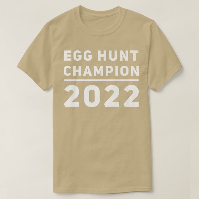 T-shirt Champion de chasse aux oeufs drôle 2022 Nouveau pa (Design devant)