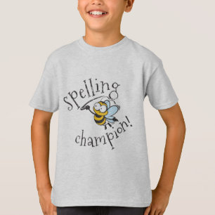 T-shirt Champion de concours d'orthographe