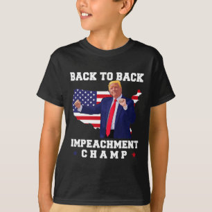 T-shirt Champion de destitution consécutive Trump Danse Dr