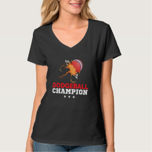 T-shirt Champion De Dodgeball Pour Un Joueur De Dodgeball