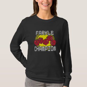T-shirt Champion de Farkle - matrice drôle indiquant, jeu