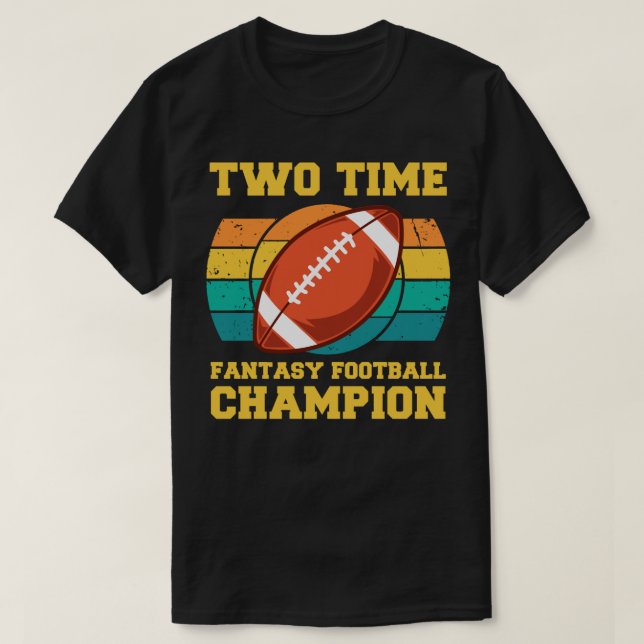 T-shirt Champion de football de deux Imaginaires (Design devant)