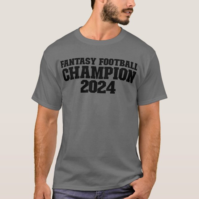 T-shirt Champion de football d'Imaginaire 2024 Football d' (Devant)