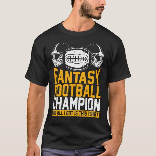 T-shirt Champion De Football D'Imaginaire Et Tout Ce Que J (Devant)