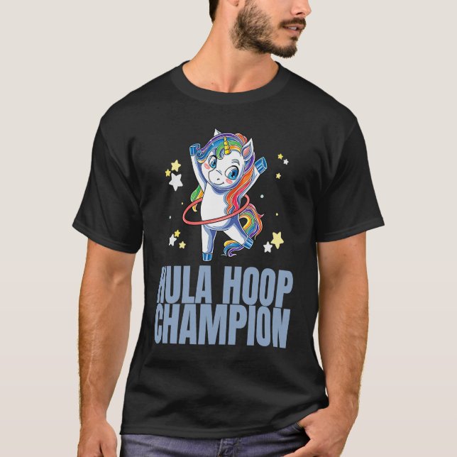 T-shirt Champion de Hula Hoop Danse Workout Exercice Hoope (Devant)