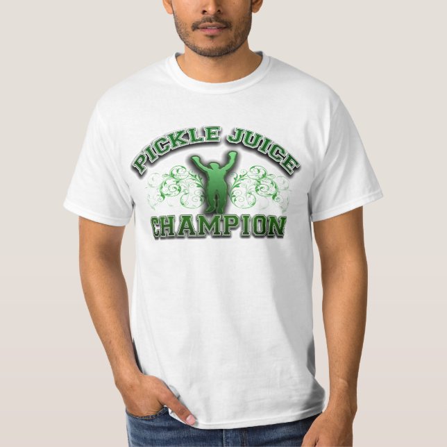 T-SHIRT CHAMPION DE JUS DE CONSERVES AU VINAIGRE (Devant)