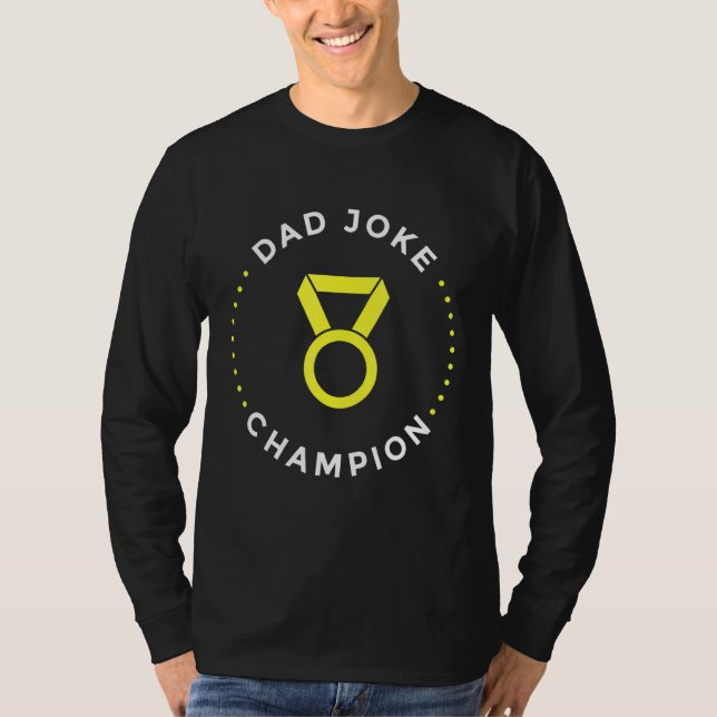 T-shirt Champion de la farce papa (Devant)