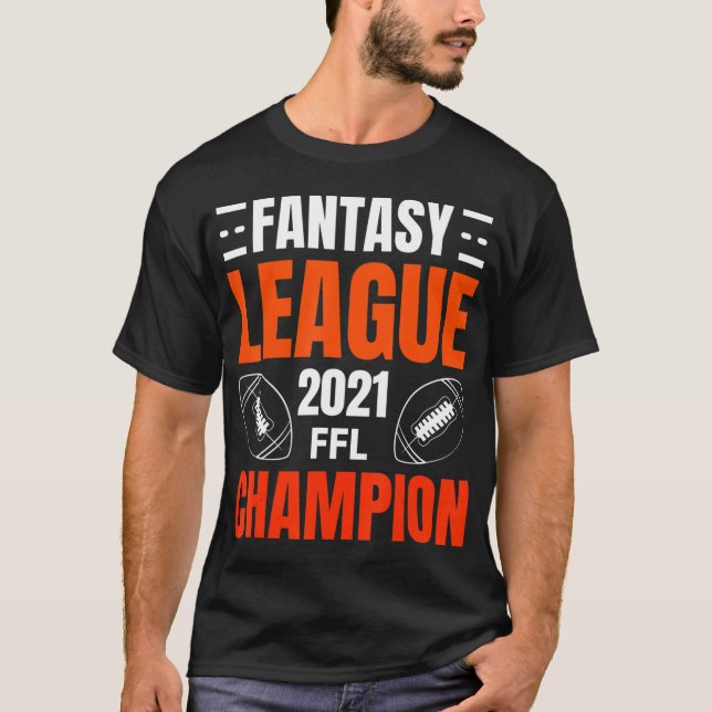 T-shirt Champion de la Ligue d'Imaginaire de football 2021 (Devant)