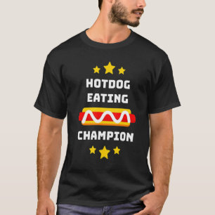 T-shirt Champion de la mangeoire de chien chaud Hot Dog