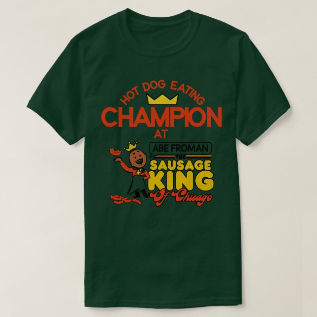 T-shirt Champion de la Manger de Chien Chaud à Abe Froman (Design devant)