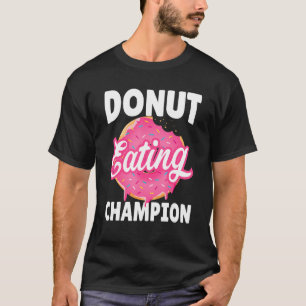 T-shirt Champion de la Manger de Donut Concours de Manger
