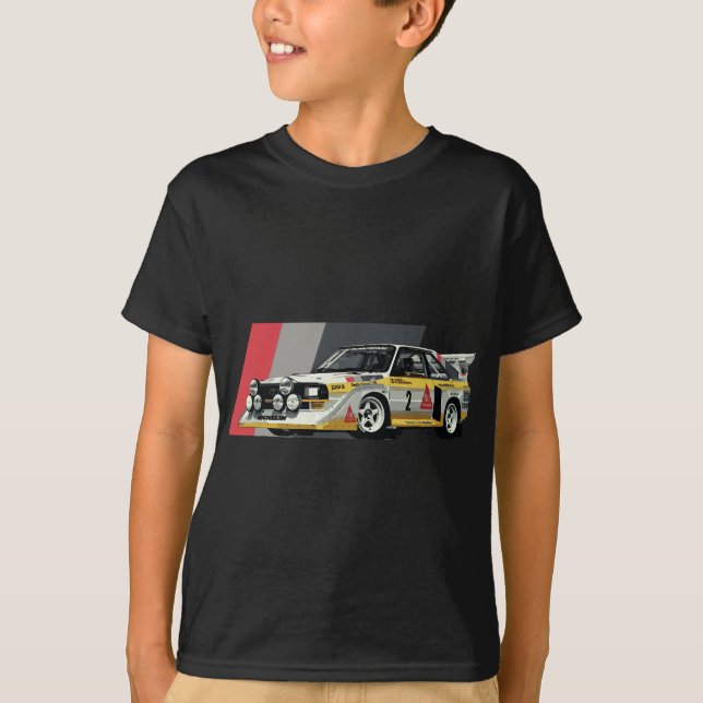 T-shirt Champion de la Voiture de Rallye Rhrl Groupe B (Devant)