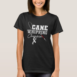 T-shirt Champion de l'écharpe de canne à l'aveuglement à l