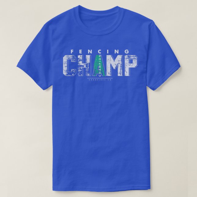 T-shirt Champion de l'escrime1 (Design devant)