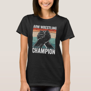 T-shirt Champion de lutte contre le bras