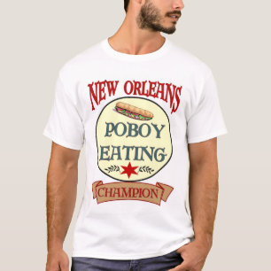 T-shirt Champion de Manger Poboy de la Nouvelle-Orléans