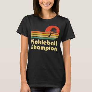 T-shirt Champion de Pickleball Vintage Funny Retro Pickleb