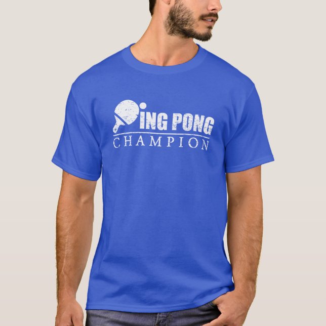 T-shirt Champion de ping-pong (Devant)