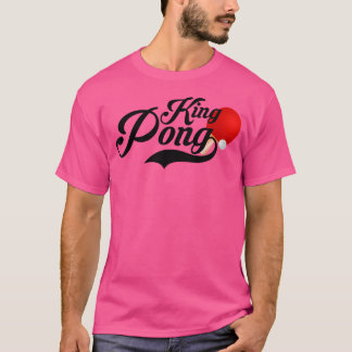 T-shirt Champion de pong de ping-pong Roi Pong Funny Tee