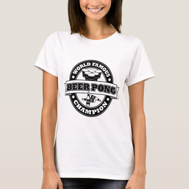 T-shirt Champion de puanteur de bière (Devant)