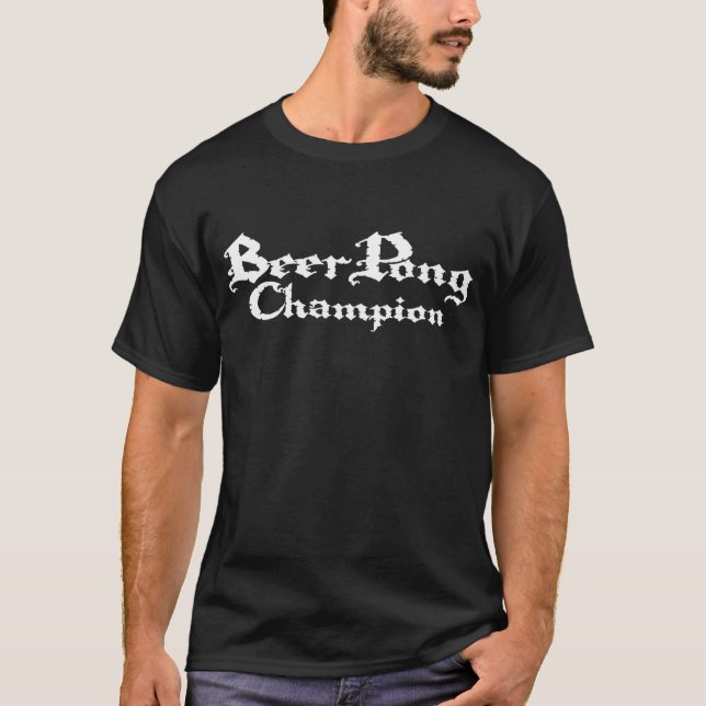 T-shirt Champion de puanteur de bière (Devant)
