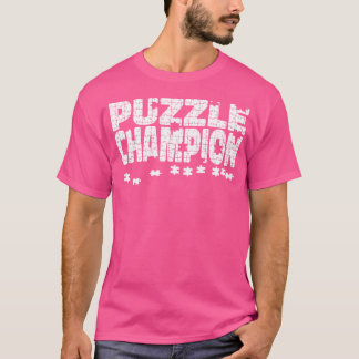 T-shirt Champion de Puzzle Puzzles Drôles Puzzle Jigsaw