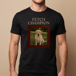 T-shirt Champion de Récupération Drôle de Chien Personnali