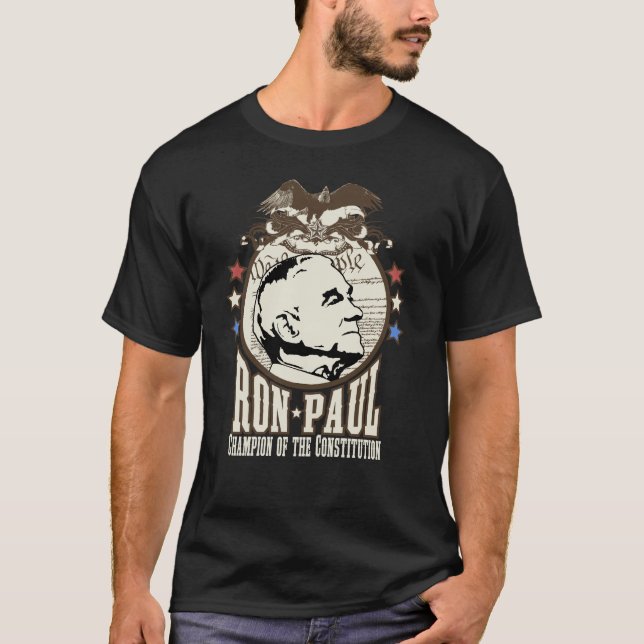 T-shirt Champion de Ron Paul de la constitution (Devant)