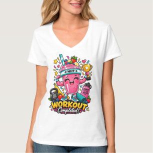 T-shirt Champion de Smoothie HIIT Entraînement Terminé Voi