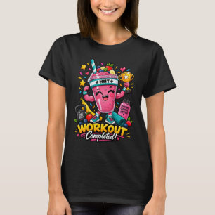 T-shirt Champion de smoothie HIIT heureux Workout terminé