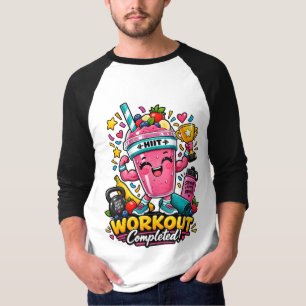 T-shirt Champion de smoothie HIIT heureux Workout terminé