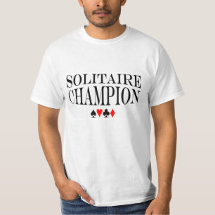 T-shirt Champion de solitaire