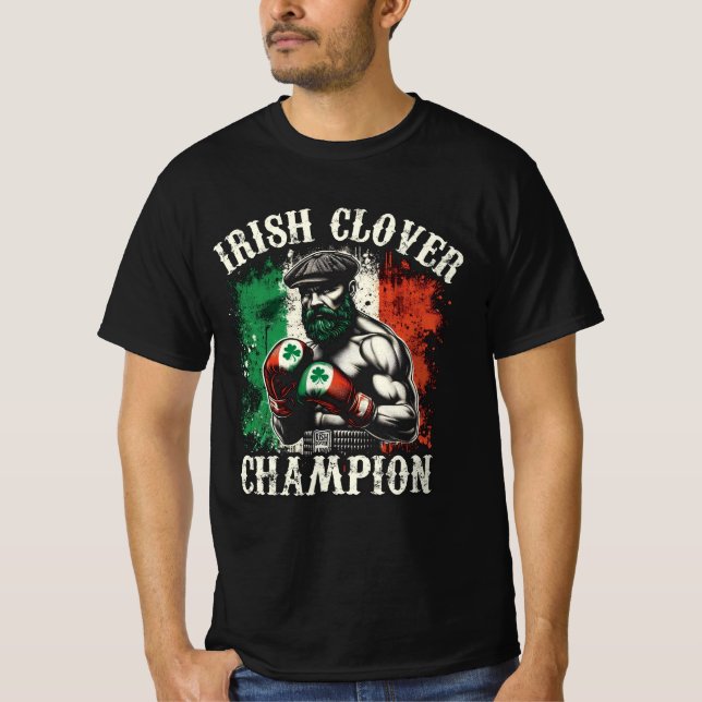 T-shirt Champion de Trèfle Irlandais  (Devant)