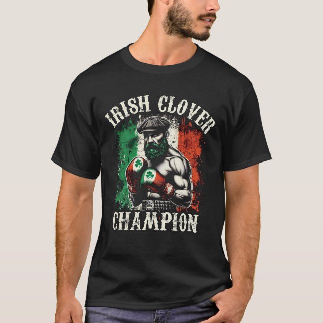 T-shirt Champion de Trèfle Irlandais (Devant)