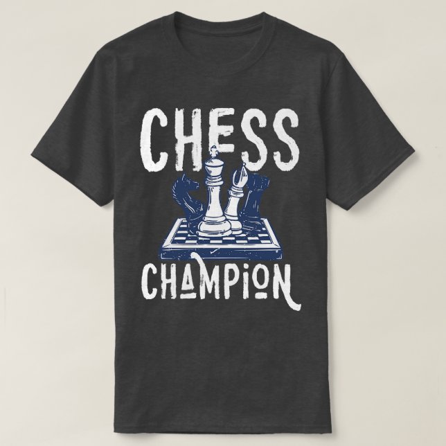 T-shirt Champion d'échecs 1 (Design devant)
