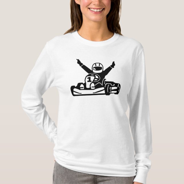 T-shirt Champion d'emballage de kart (Devant)
