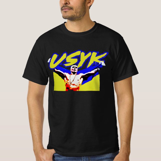 T-shirt Champion d'Oleksandr usyk (Devant)